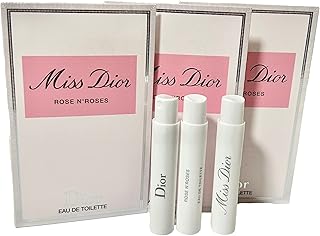Dior Sample Perfume Miss Rose N'Roses Sample Women Eau De Toilette 1 ml / 0.03 fl oz Set of 3