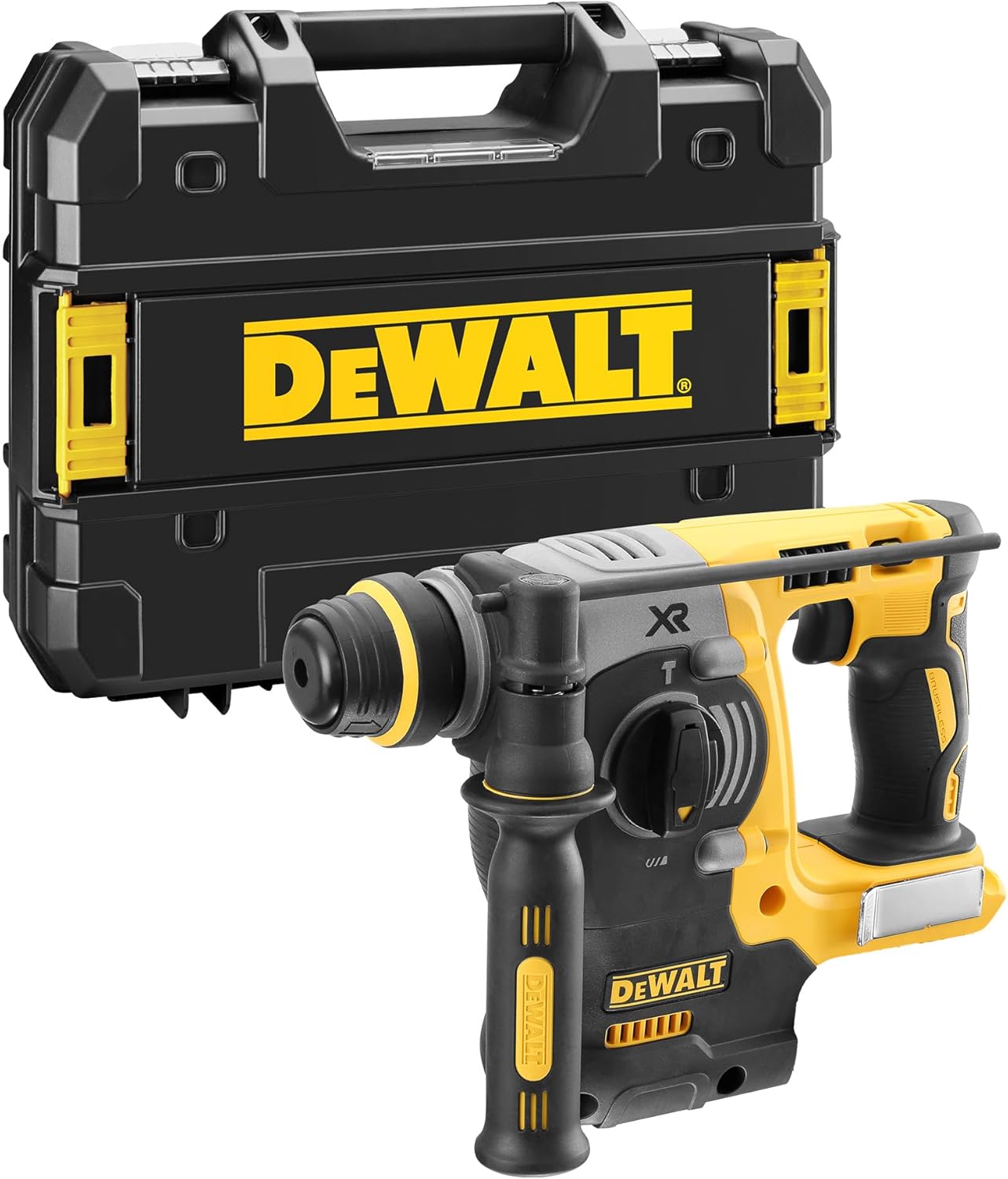 DEWALT 18V XR Brushless 24mm SDS-Plus Hammer Drill, Bare Unit, DCH273NT-XJ