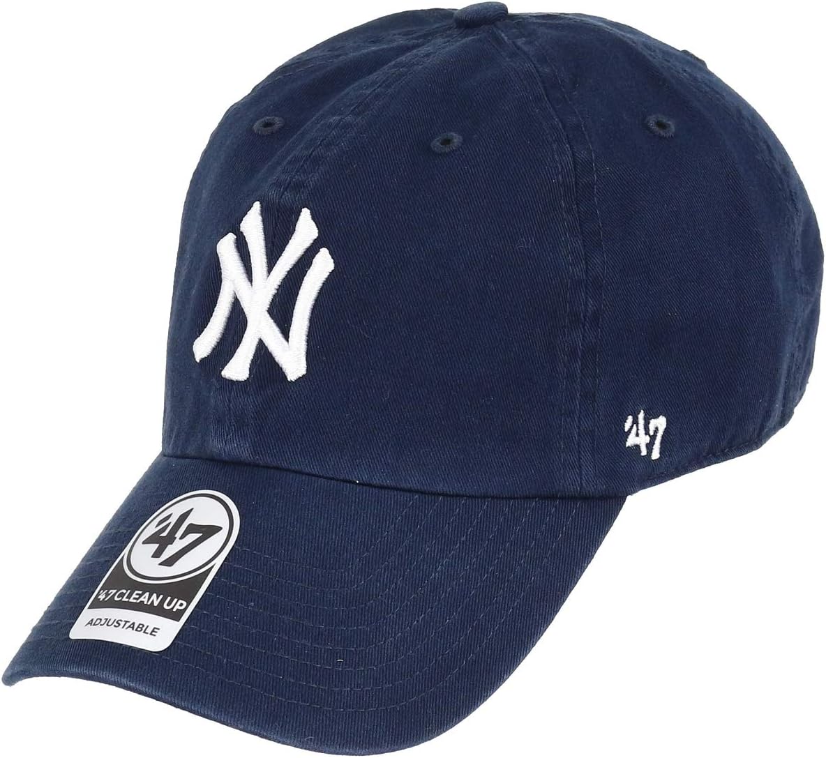 MLB New York Yankees Men's '47 Brand Home Clean Up Cap, Navy, One-Size