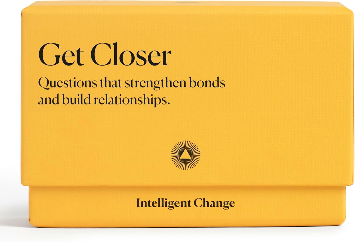 Intelligent Change Let’s Get Closer (100 Prompt Cards) - Ice Breaker Conversation Starters and Bonding Activities - Question and Answer Game for Friends, Family, Couples - Fun Card Game for Adults