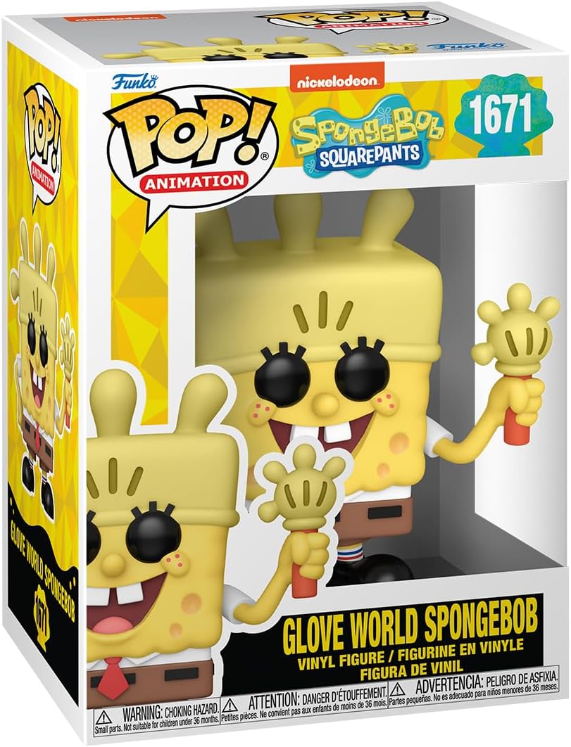 Funko Pop! TV: SBS 25th - Spongebob Squarepants - SB With Glove Light - Spongebob - Collectable Vinyl Figure - Gift Idea - Official Merchandise - Toys for Kids & Adults - TV Fans