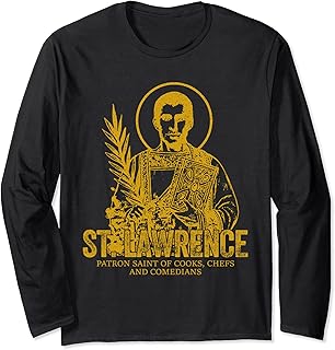 Catholicism Gold St. Lawrence Catholic Christian Saint Long Sleeve T-Shirt
