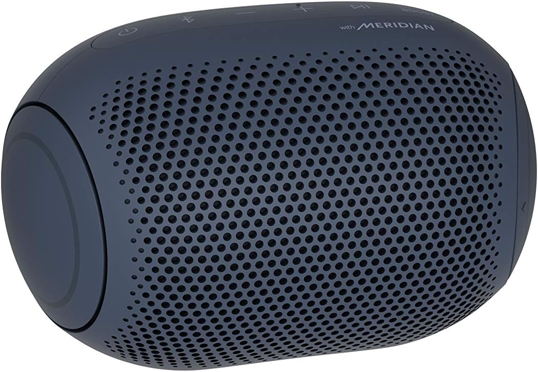 LG XBOOM Go Speaker PL2 Jellybean Portable Wireless Bluetooth, Big Bass, Sound by Meridian, Water-Resistant, Sound Boost EQ, 10 Hour Battery Life - Black