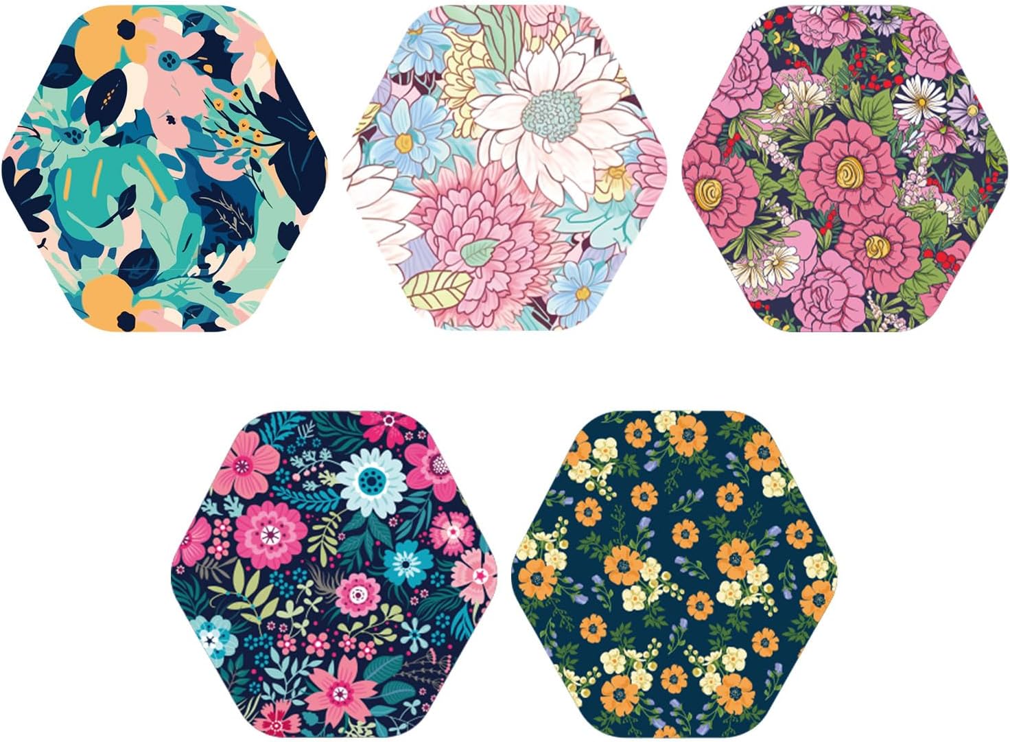 25pcs Waterproof Adhesive Patches for Libre 2/3, CGM Sensor Covers Sweatproof & Breathable Overpatches Floral Design Sensor Sticker Compatible with Libre 2 & 3 Accessories