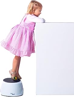 Joovy StepTool Toddler Step Stool with No-Slide Grips on Top and Bottom and Sturdy, Stackable Design, Holds Up to 300 lb. - BPA, PVC & Phthalate Free