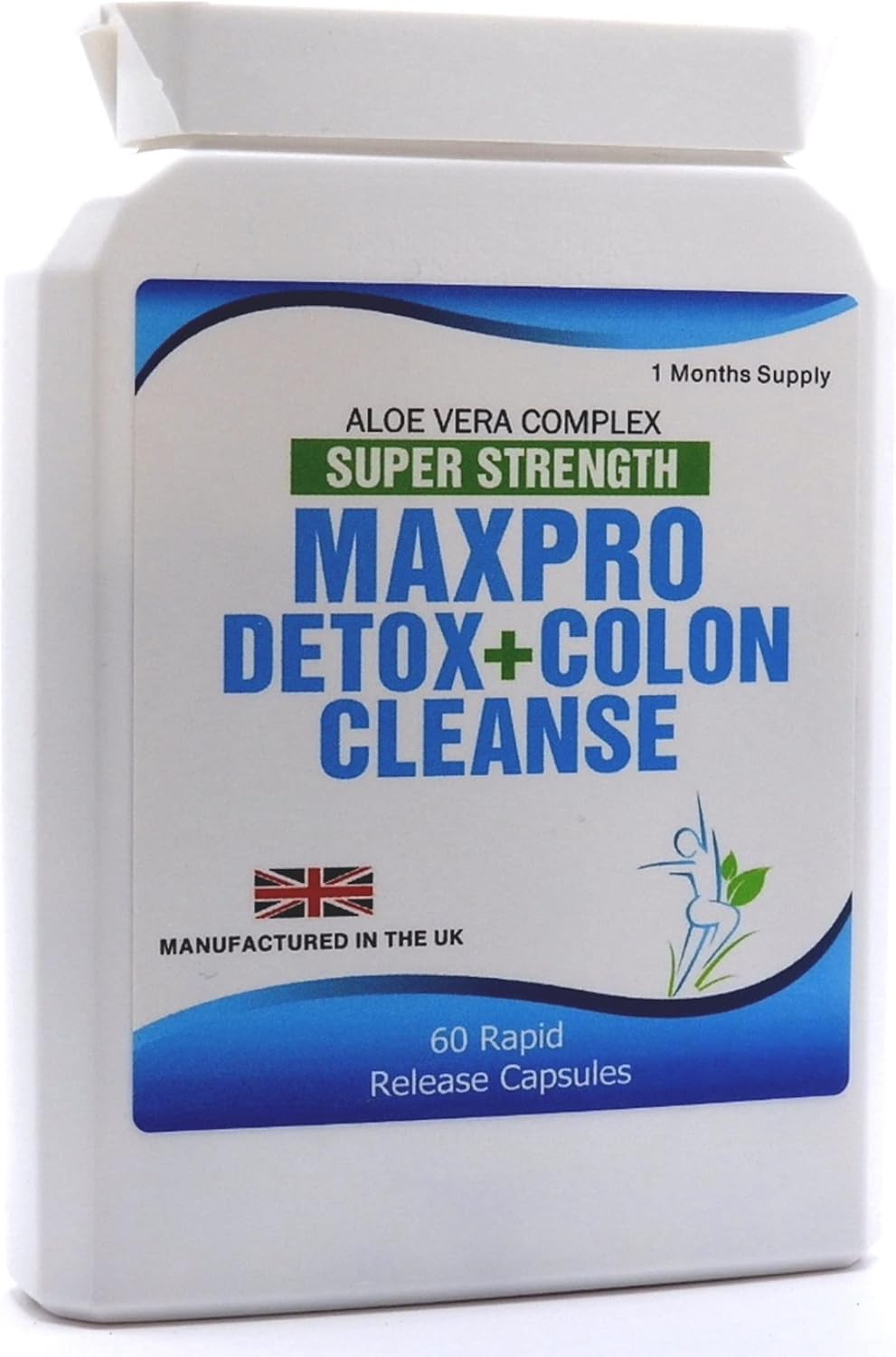 60 Max Cleanse Pro Colon Cleanse Detox Diet Slimming Dieting High Strength