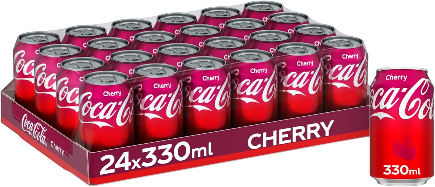 Coca Cola Classic Can Cherry 330 ml (Pack of 24)