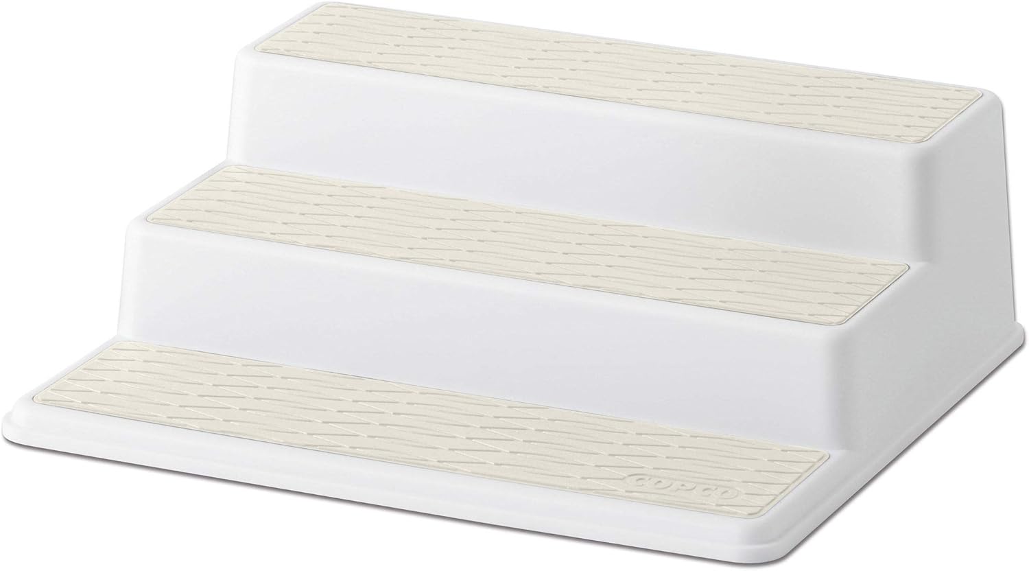 Copco Basics 3-Tier Spice Pantry Kitchen Cabinet Organizer, 10-Inch, Cream