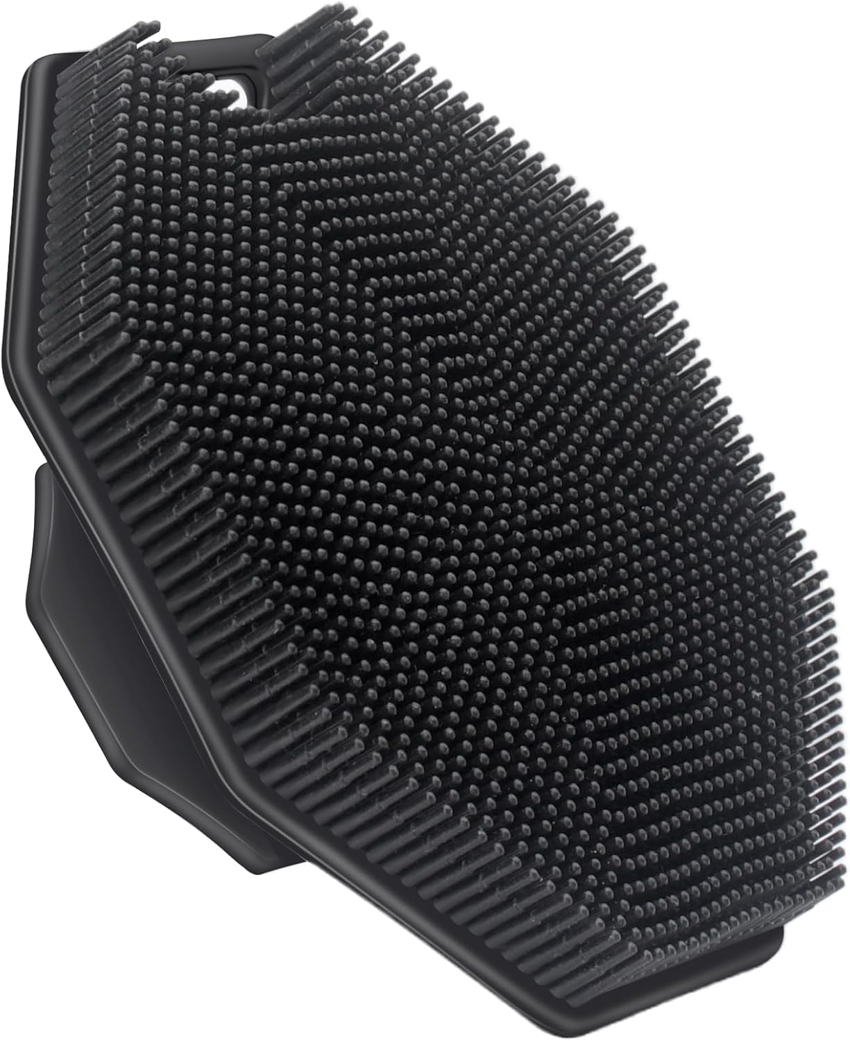 Alyvisun Soft Silicone Body Scrubber with Hook, Handheld Shower Bath Brush for Body [Gently Exfoliate & Massage], Cleaning Skin Brush for Adults & Babies, Fits for All Skin Types [Sensitive Skin]