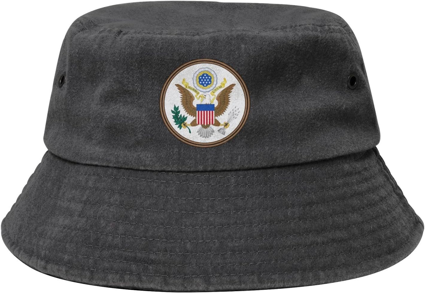 Fisherman Hat,Wide Brim Fisherman Cap Obverse of The Great Sea Dog of The United States Breathable Sun Protective Hat for School Traveling Women