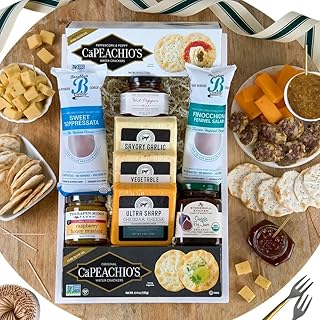 Artisan Meat & Cheese Platter - Charcuterie Gift Tray by GourmetGiftBaskets.com