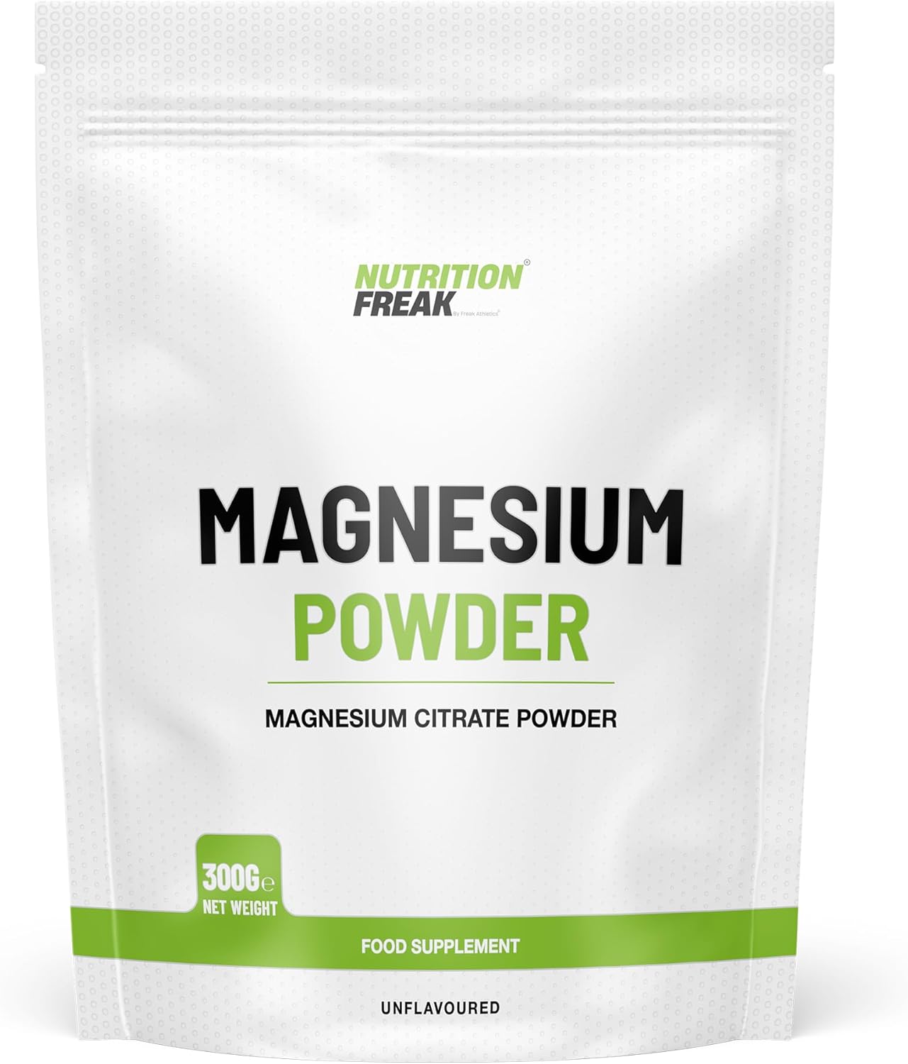 Magnesium Powder 300g - Premium Fully Reacted Magnesium Citrate Powder Suitable for Men & Women UK Made