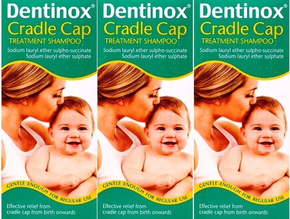 Dentinox Cradle Cap Treatment Shampoo 125ml x 3 Packs