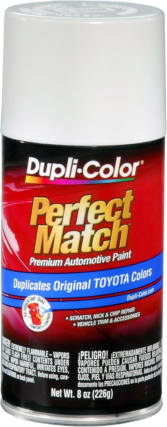 Dupli-Color BTY1556 Super White II Toyota Exact-Match Automotive Paint - 8 oz. Aerosol