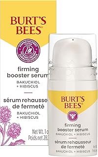 Burt's Bees Stocking Stuffers, Firming Collagen Face Serum, Natural Origin Retinol Alternative Improves Skin Texture & Supports Anti-Aging, with Bakuchiol, Lightweight - Firming Booster (1 oz)