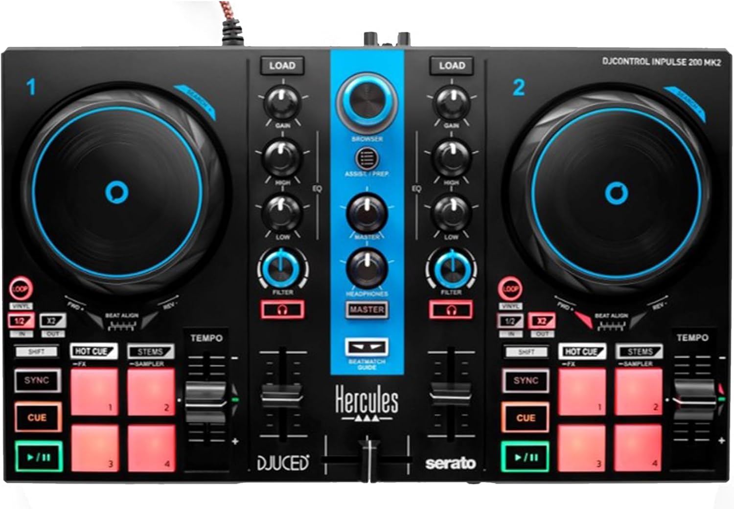 Hercules DJ Control Inpulse 200 MkII (Blue Edition)