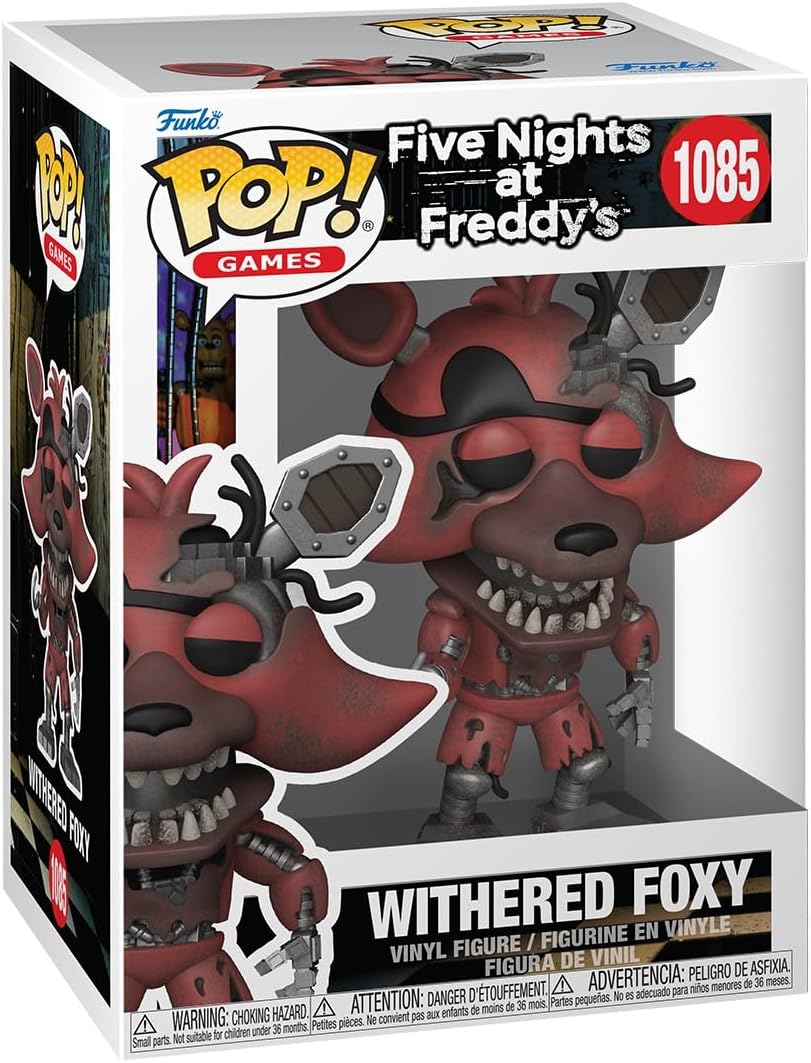 Funko Pop! Games: Five Nights At Freddy's (FNAF) - Withered Foxy - Five Nights At Freddy's - Collectable Vinyl Figure - Gift Idea - Official Merchandise - Toys for Kids & Adults - Video Games Fans