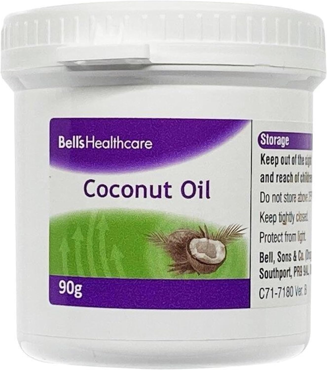 bells coconut oil 90g