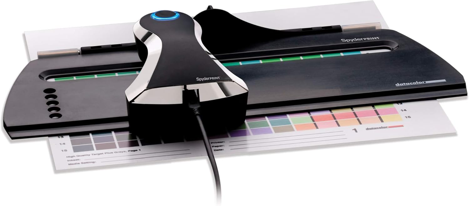 Datacolor Spyder Print - Printer Calibrator, Full-Featured Solutions for Professional Printing Needs, Create Custom ICC Profiles, Achieve Flawless Printed Images, Supports Most Image Printers