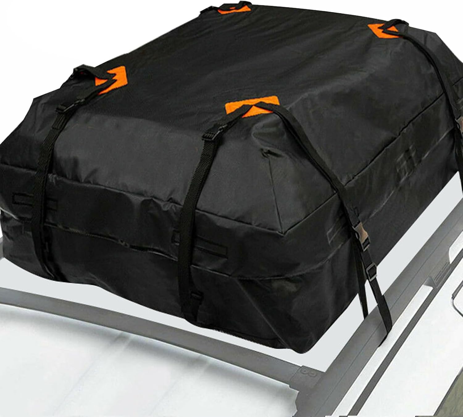 Car Roof Luggage Bag, Car Roof Box,Rooftop Cargo Carrier,425L 420D Oxford Fabric Waterproof Durable Universal Car Roof Luggage Storage Bag with 8 wide straps and buckles for Outdoor Camping Travel