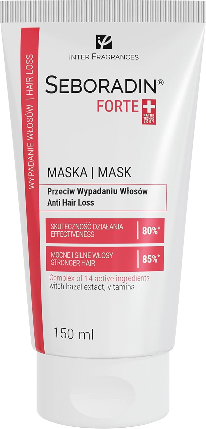 Sebordin Hair Mask Anti Hair Loss Treatment Masque Hair Thinning With Vitamins And Natural Extracts For Thickening And Growth 150 ml