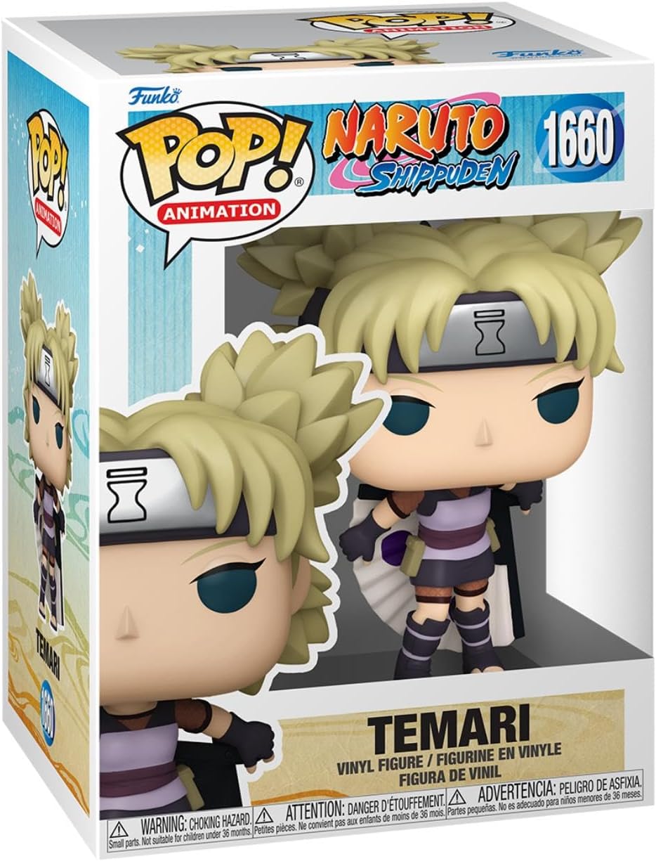 Funko Pop! Animation: Naruto - Temari​ - Temari - Naruto Shippuden - Collectable Vinyl Figure - Gift Idea - Official Merchandise - Toys for Kids & Adults - Anime Fans - Model Figure for Collectors