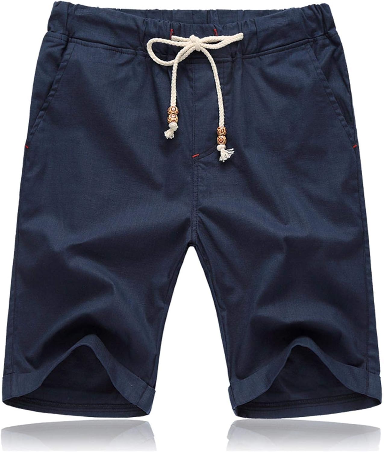 JustSun Mens Summer Shorts with Pockets Casual Elasticated Waist