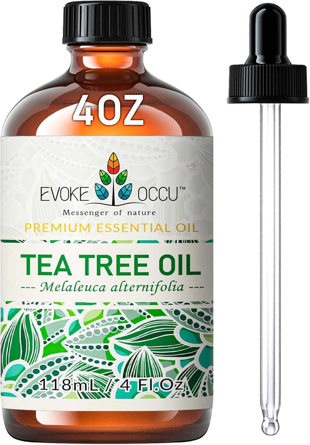 EVOKE OCCU Tea Tree Oil for Nail Fungus, Skin, Hair, Acne