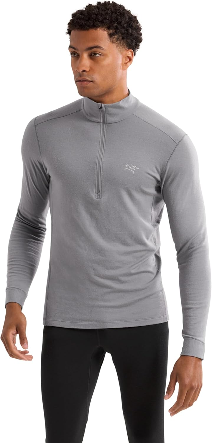 Arc'teryx Rho Merino Wool Zip Neck Men's | Lightweight Merino Wool Base Layer