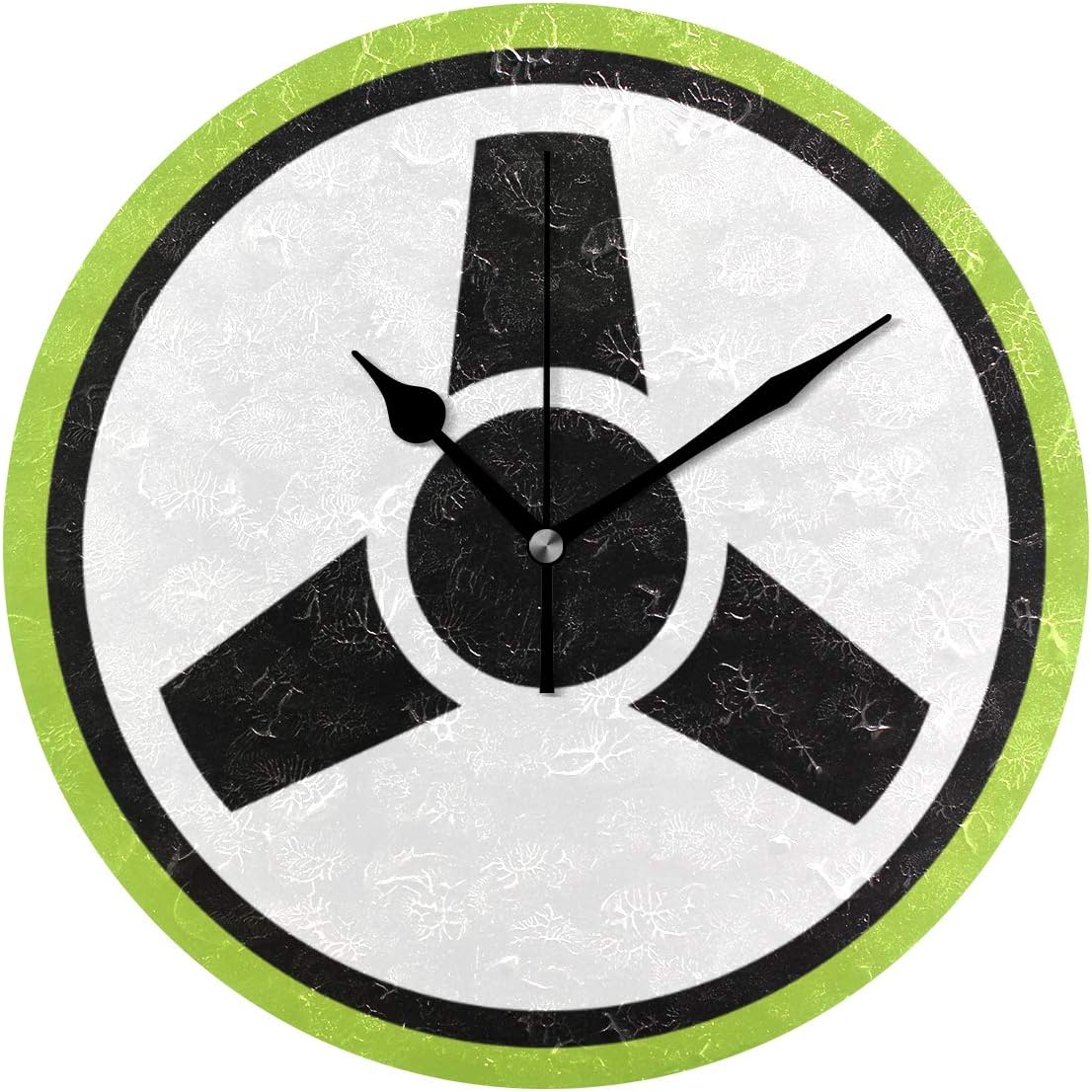 FANTAZIO Large Desk Clock Steering Wheel Icon Wall Clock Stand Clock for Kitchen, Living Room, Bedroom
