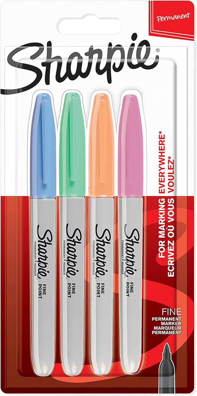 Sharpie Permanent Marker Set | Limited Edition Colour Assortment | Fine Point | 18 Count Marker Pens | Back to School Set