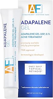Acne Free Adapalene Gel 0.1%, Once-Daily Topical Retinoid Acne Treatment, 30 Day Supply, 0.5 Ounce
