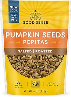 Good Sense Roasted and Salted Shelled Pumpkin Seeds, 72 Ounce (Pack of 12)