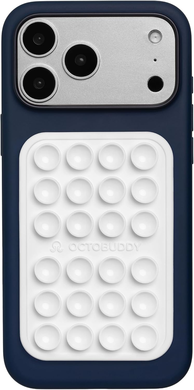 OCTOBUDDY Classic MAX - Silicone Suction Phone Case Adhesive Mount