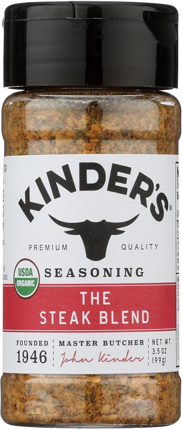 KINDERS Organic The Steak Blend Seasoning, 3.5 OZ