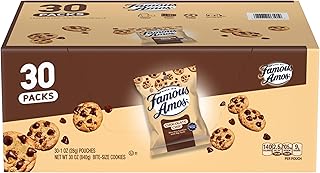 Famous Amos Classic Chocolate Chip Cookies, 1 oz., 30-Pack