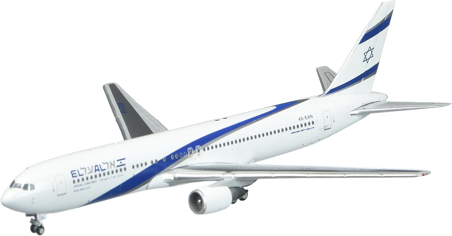 GeminiJets El Al B767-300 4X-EAN 1:400 Scale Diecast Model Airplane