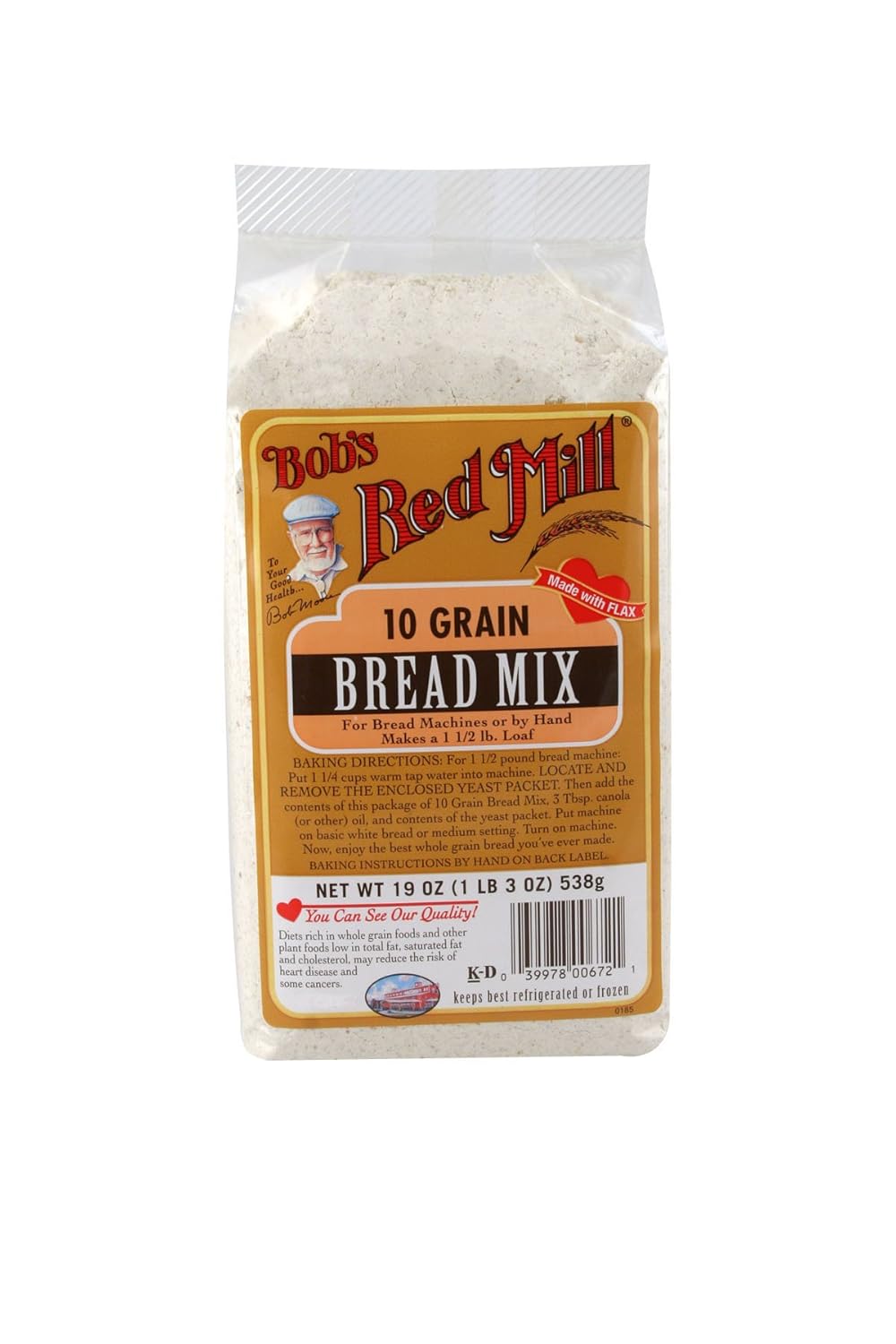 Bob's Red Mill 10 Grain Bread Mix, 19 Ounce