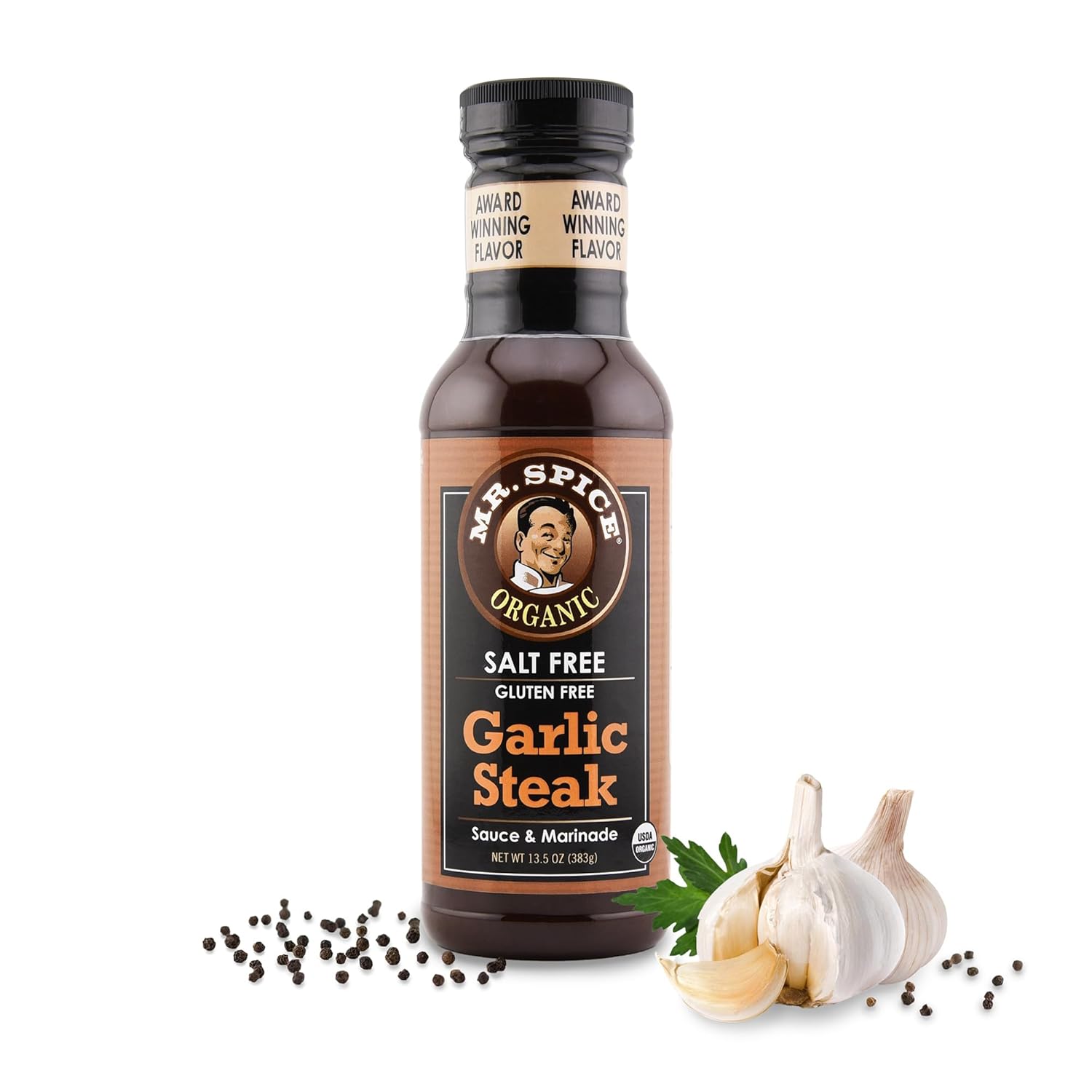 Mr. Spice Organic - Salt Free Sauce (Garlic Steak, Single)