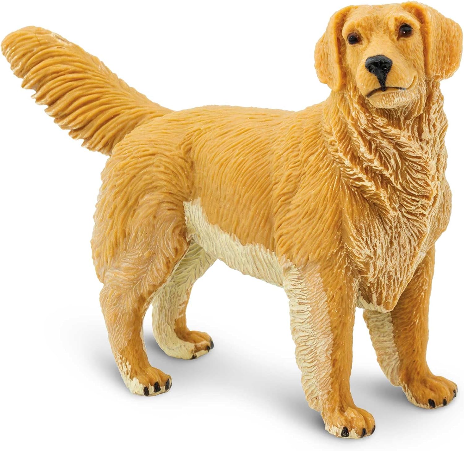 Safari Ltd. Golden Retriever Figurine - Detailed 4.5" Plastic Model Figure - Fun Educational Play Toy for Boys, Girls & Kids Ages 1+
