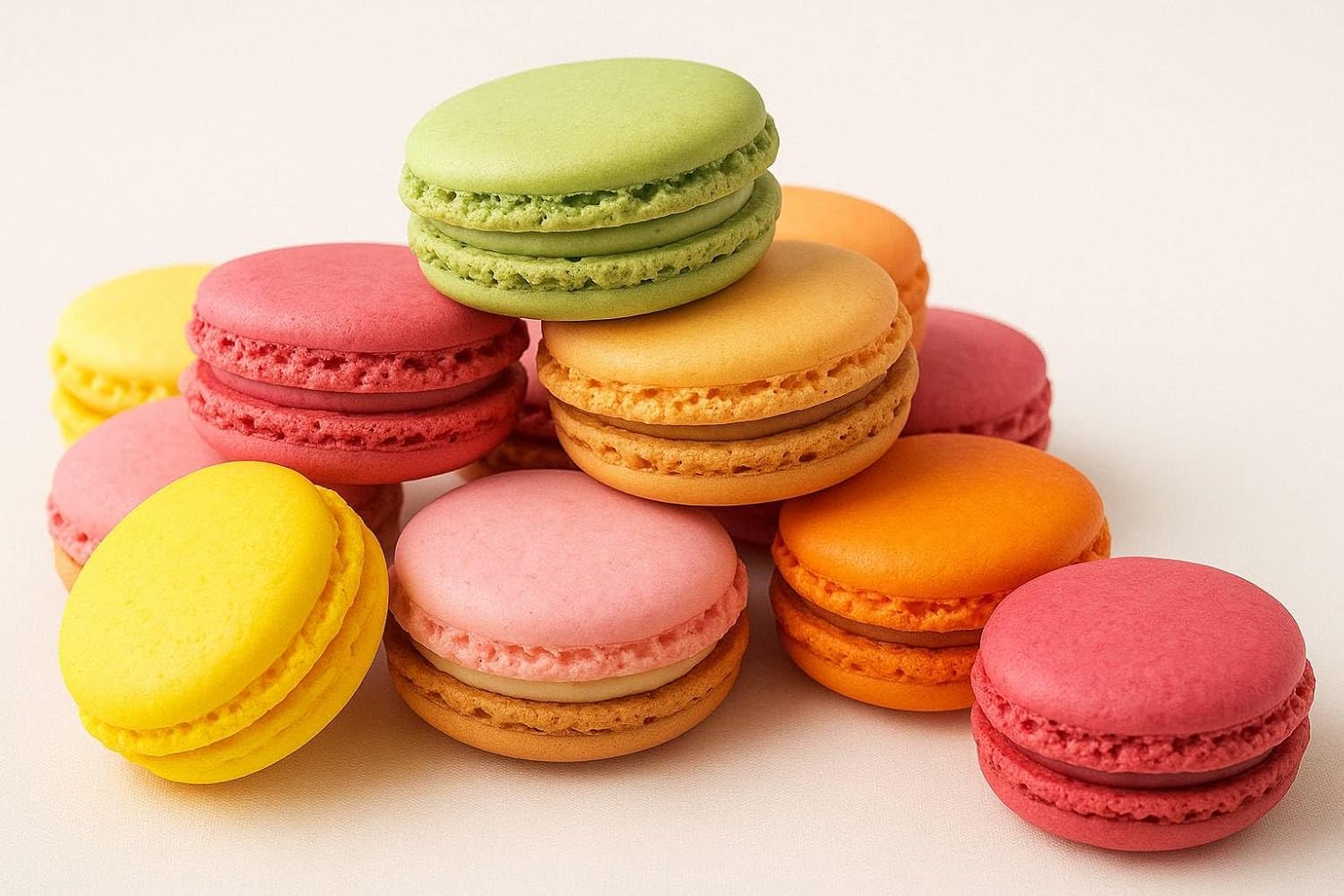Andy Anand Luxurious French Macarons, 12 Assorted Flavors, Amazingly Delicious, Gluten Free, Unique Flavor, Ideal Gift for Women, Men and Kids, Handcrafted With Natural Ingredients (1 lb)