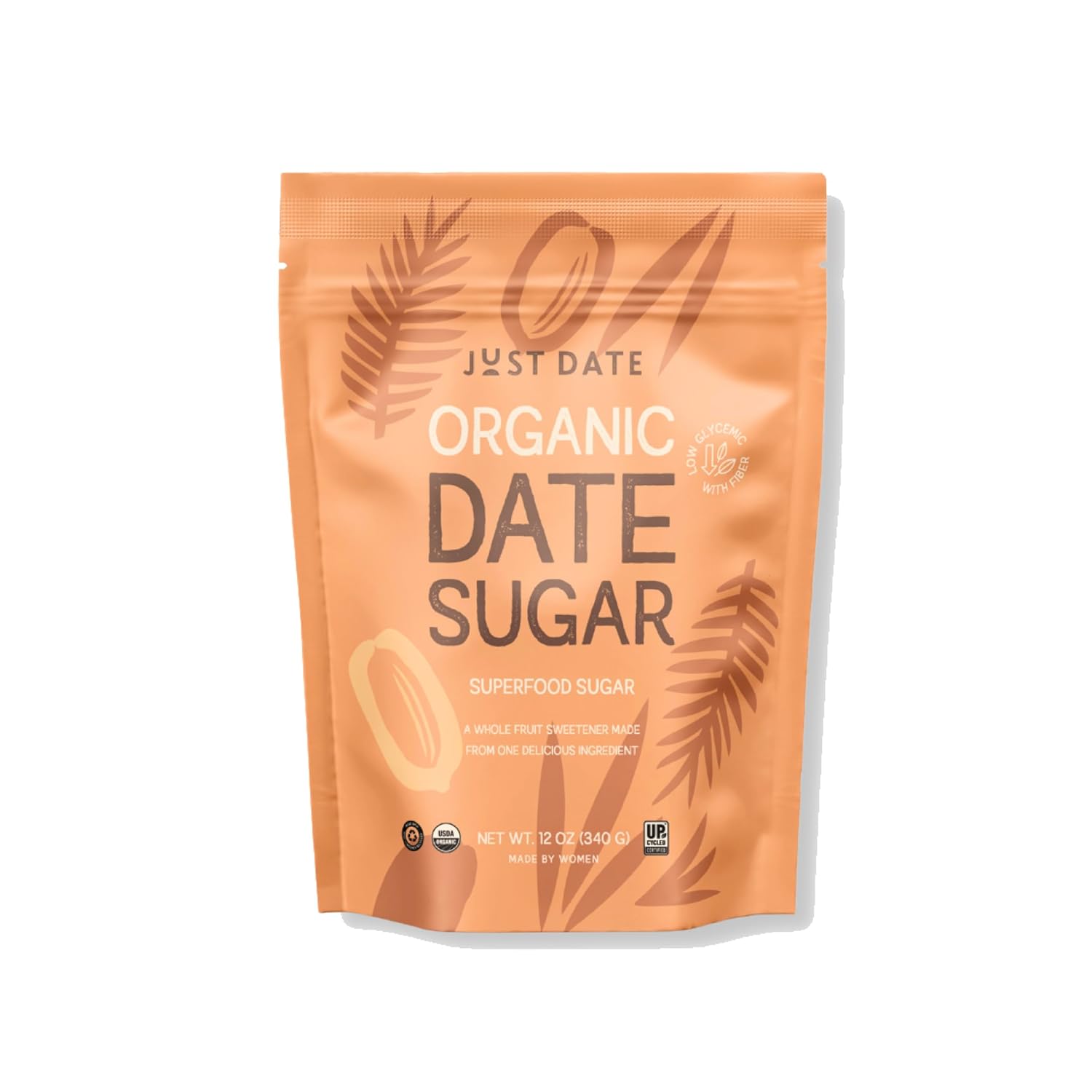 Just Date : Just Date Sugar : Organic Sugar Substitute Made From Dates - 12 oz. Box