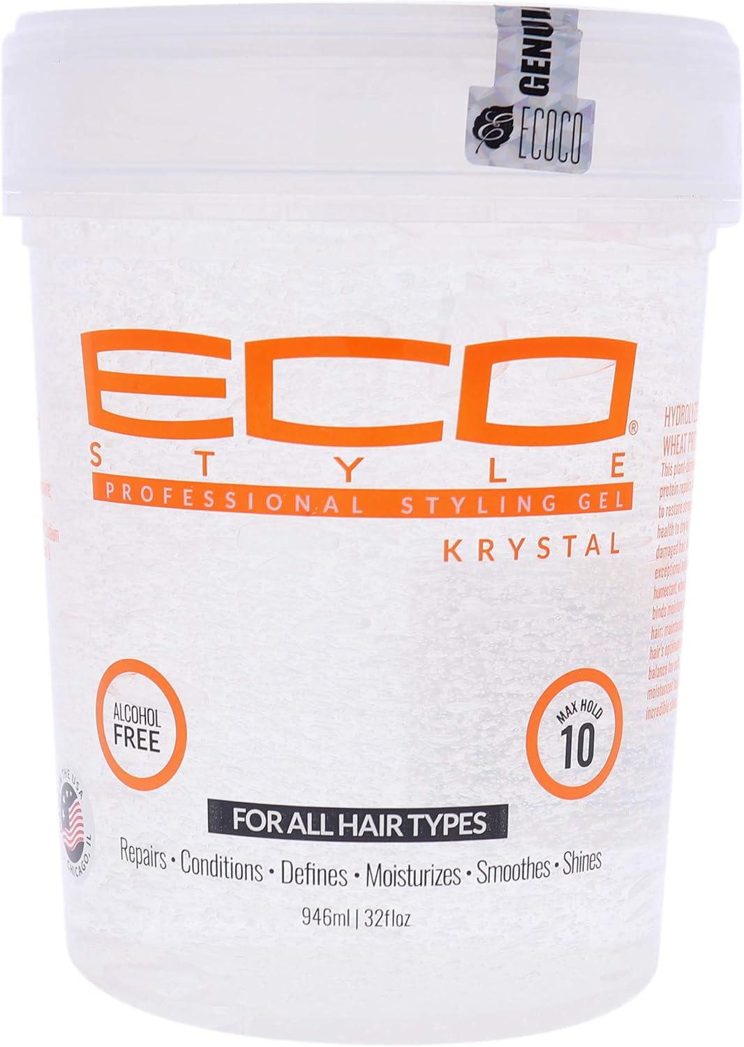 Eco Styler Krystal Styling Gel, LARGE 946ML