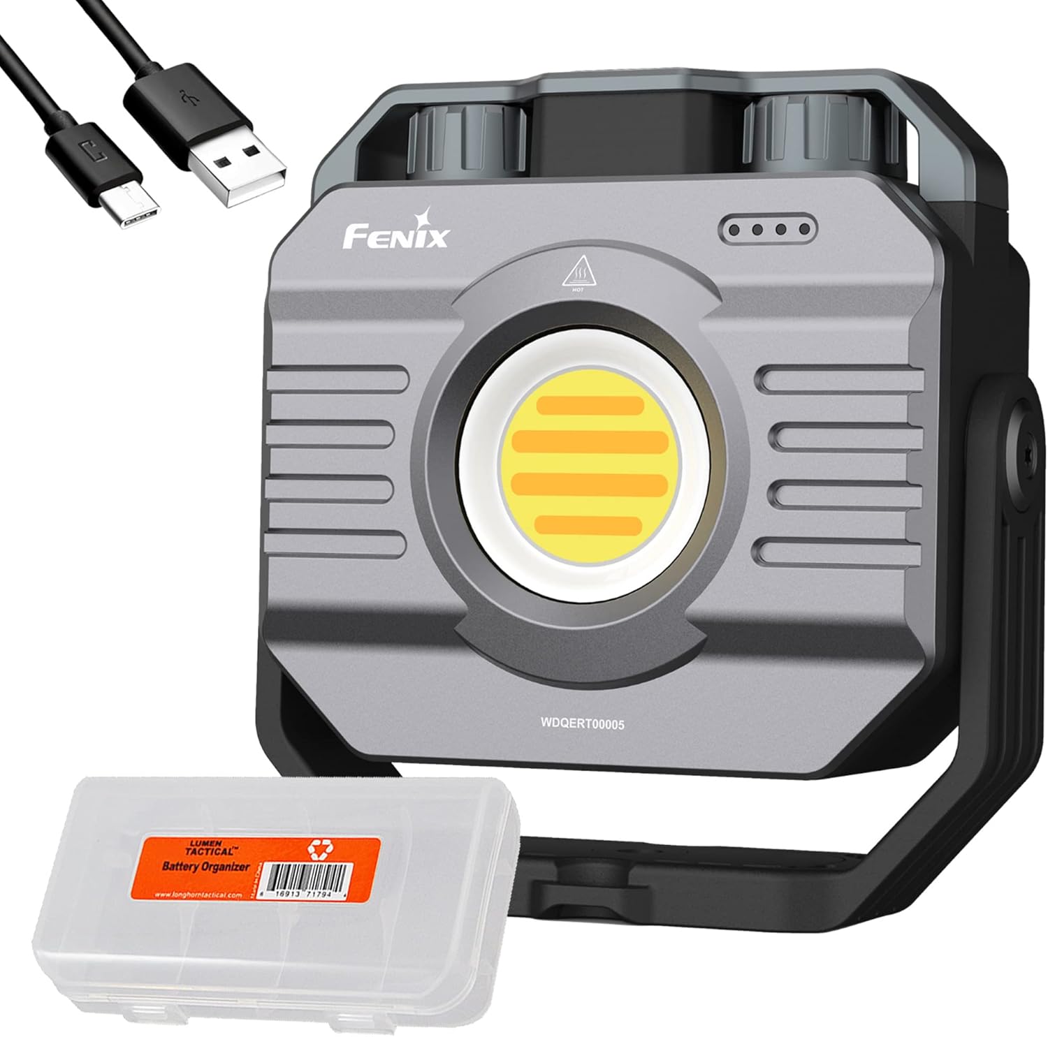 fenix CL28R 2000 Lumen 2-in-1 Camping Lantern and Portable Work Light, USB-C Rechargeable, Continuous Brightness and Color Temperature Adjustment