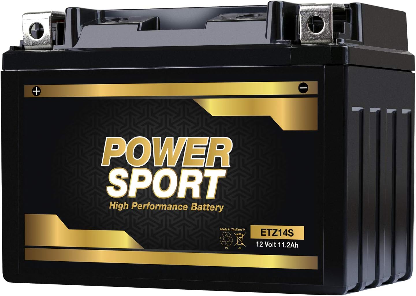 ExpertPower YTZ14S 12V 11.2Ah 230CCA Replacement Battery for Honda, Yamaha, BMW Motorcycles & Scooters, Maintenance-Free, SLA/AGM Technology, Nut & Bolt Terminals, Reliable Batteries Solutions