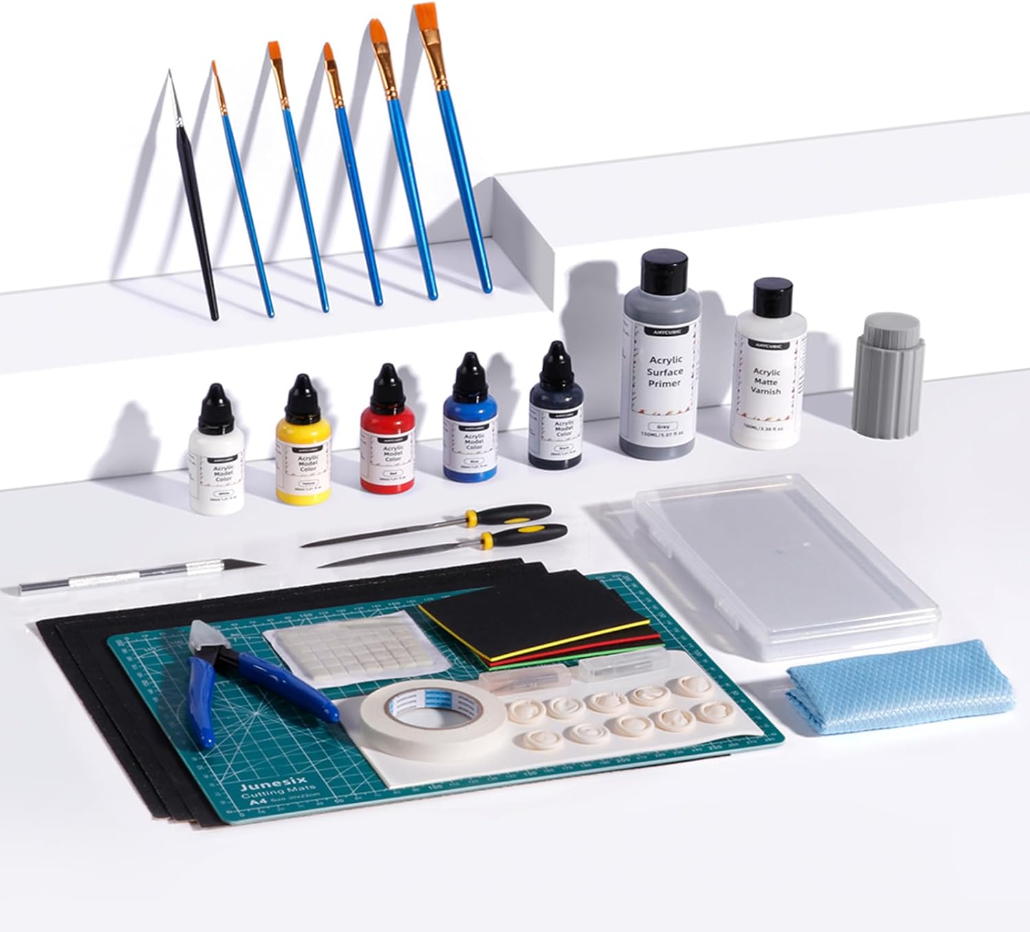 ANYCUBIC Multifunctional 3D Printing Painting DIY Kit, One Set for All Tasks, Tailored for 3D Print Coloring