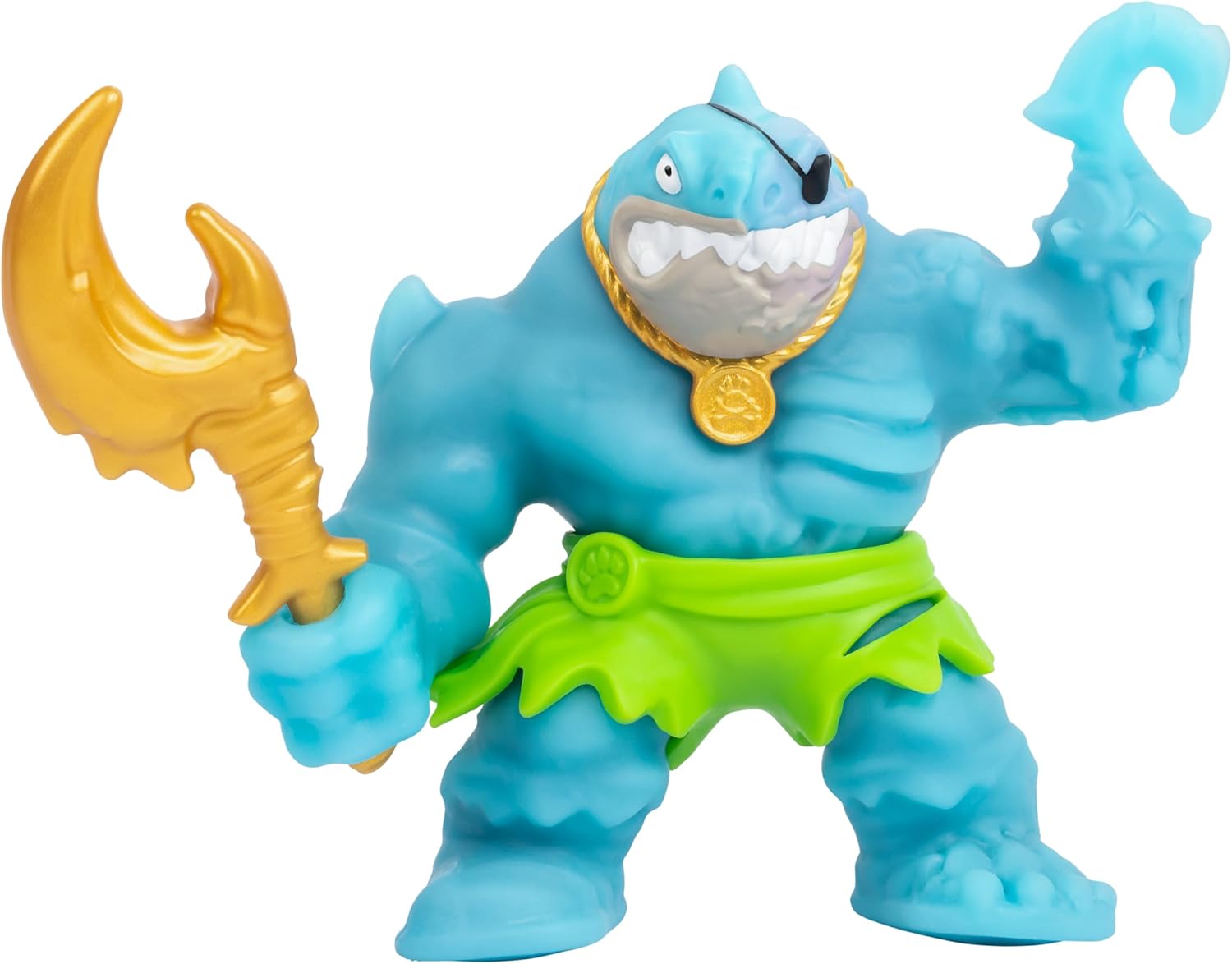 Heroes of Goo Jit Zu Cursed Goo Sea. Super Oozy, Goo Filled Toy Thrash Action Figure Hero Pack. With Colour Changing Face That Reveals His Curse.