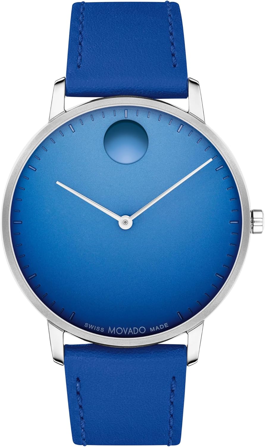 Movado Face Men's Luxury Quartz Watch - Swiss Movement - Water Resistance 30 Meters (3ATM) - Elegant Timepiece - Gift for Him - 41mm