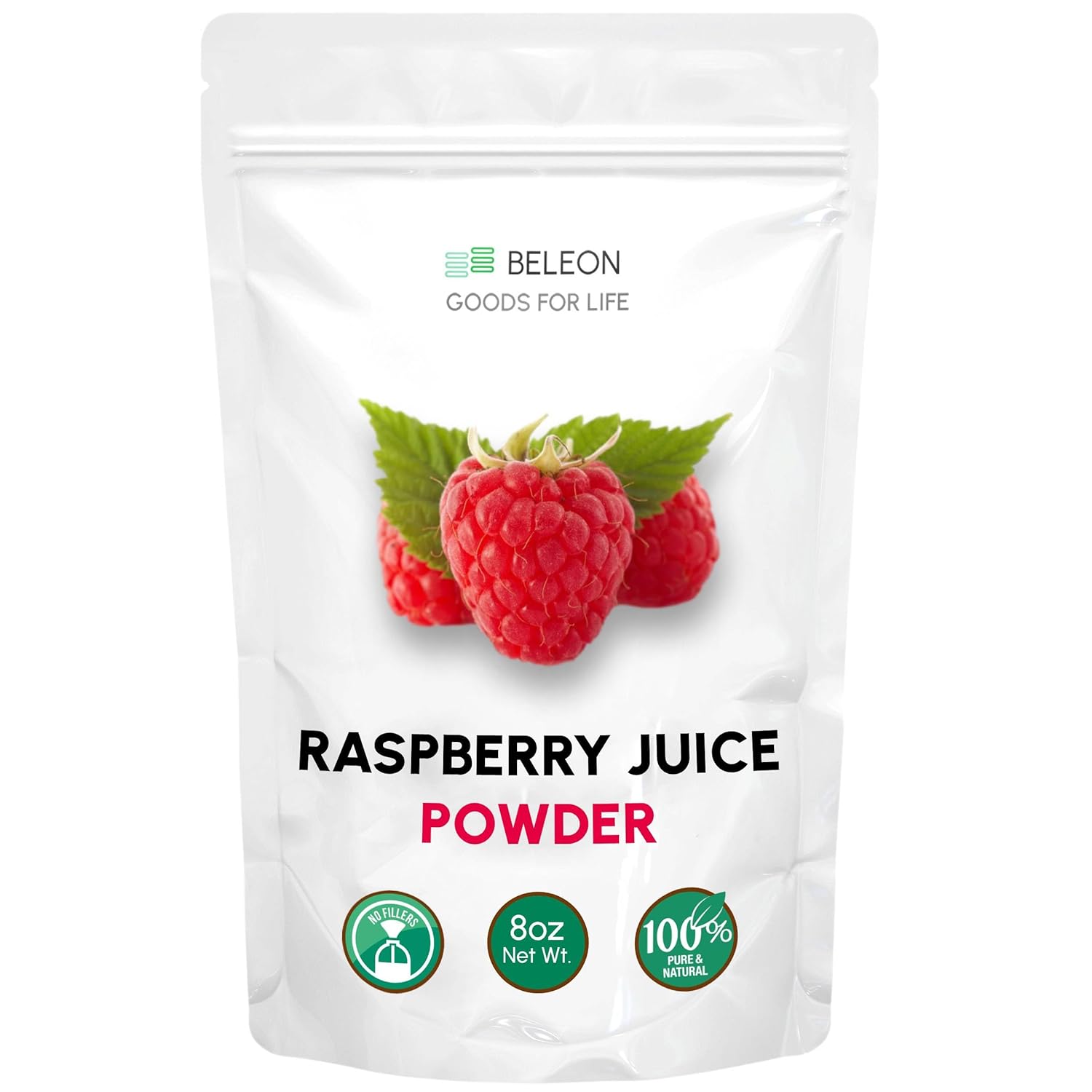 Raspberry Powder, Pure All Natural Raspberry Powder for Baking, Flavoring, Smoothies, Beverage, 8 oz