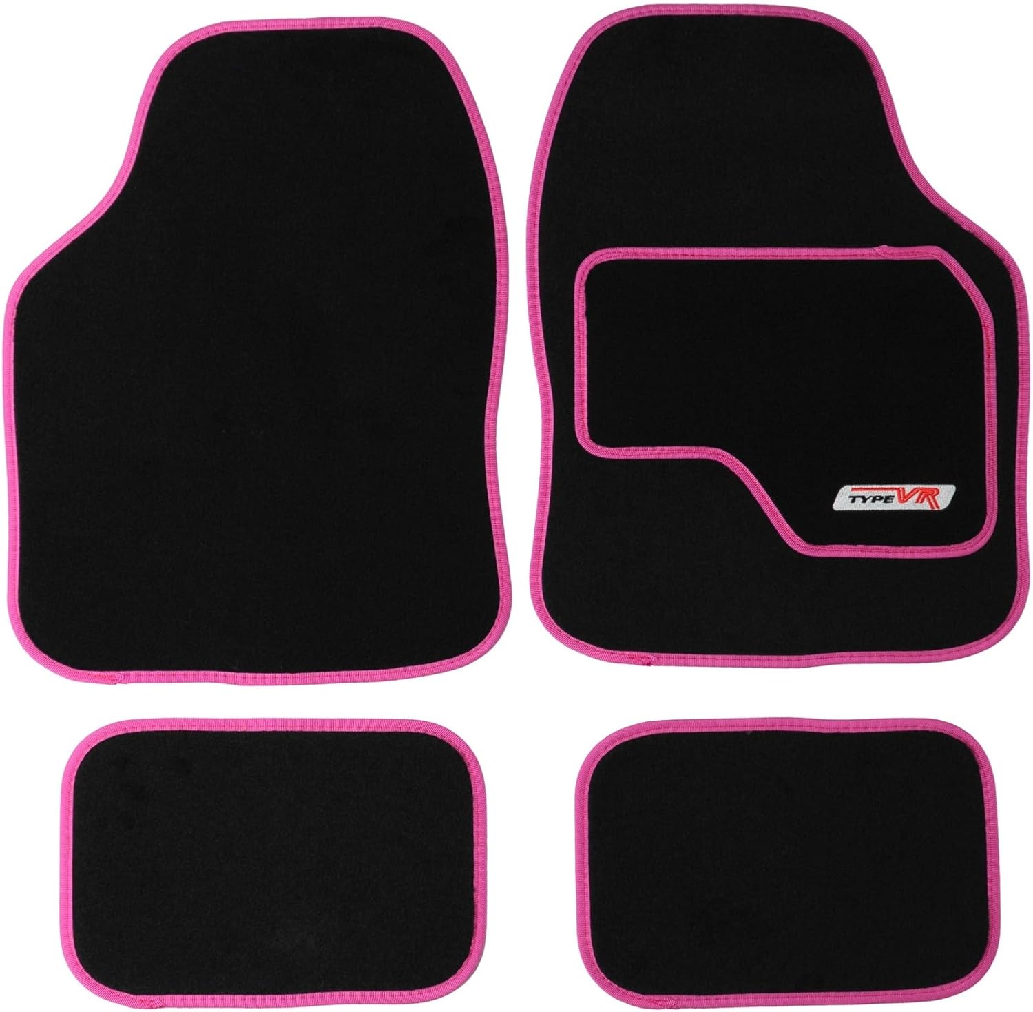 Sakura SS5309 Universal Car Mat Set, Pink